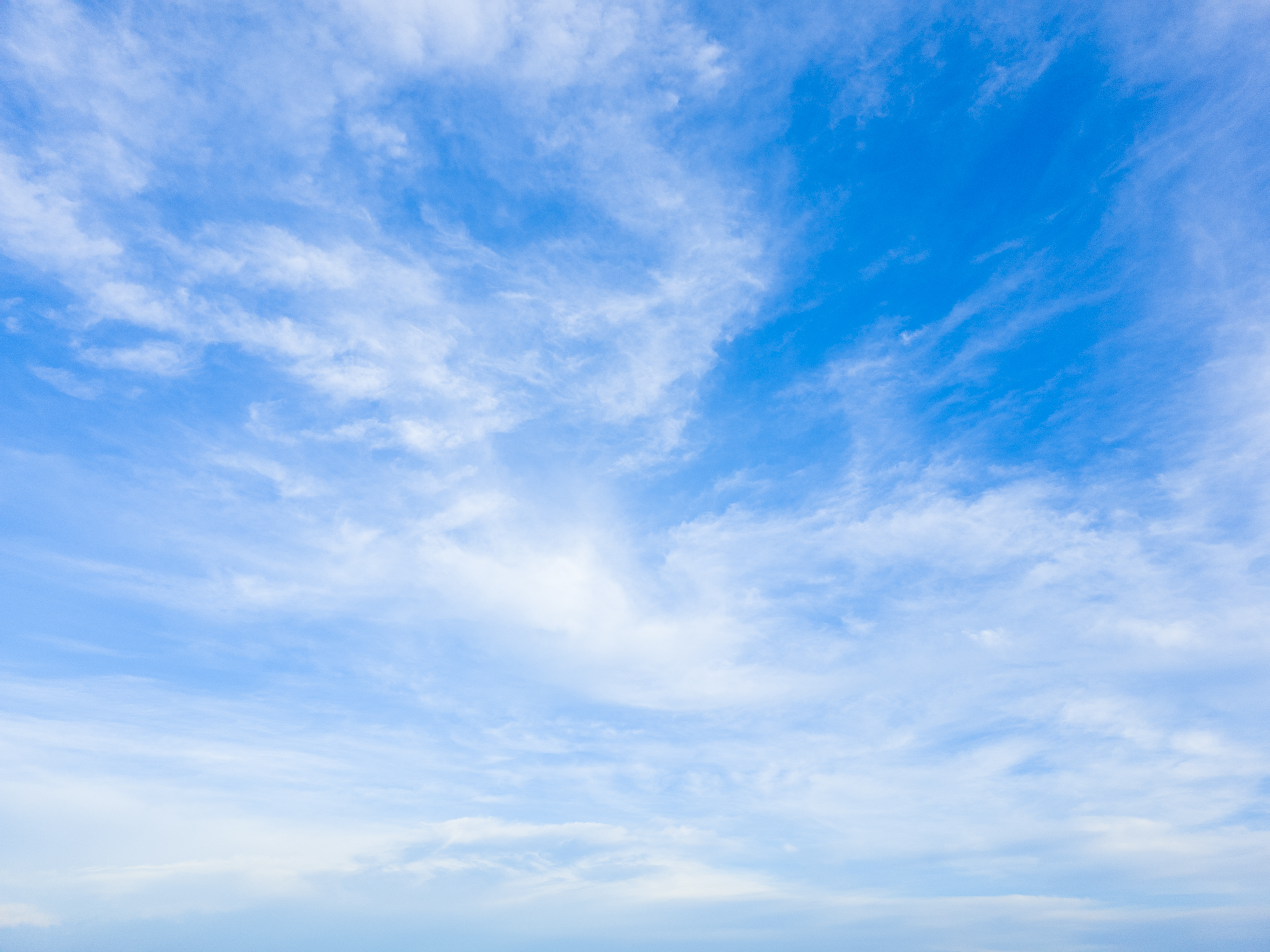 A blue sky